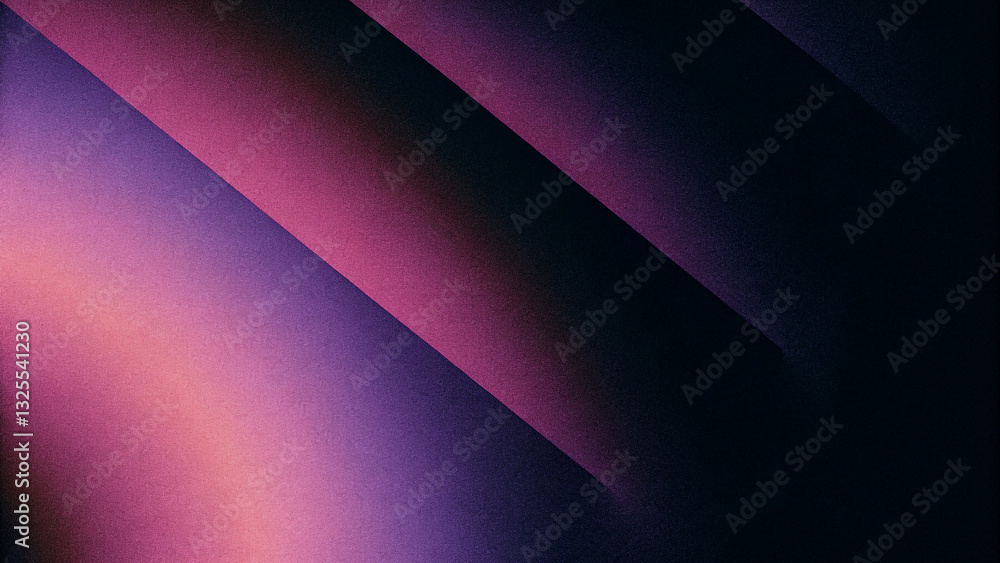 Poster abstract square with gradient grainy texture