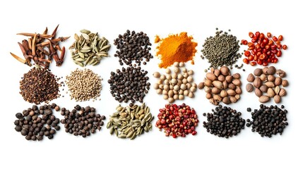 Composition with different aromatic spices
