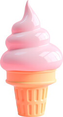 아이스크림, 콘, 완구, baby, 더미,부드러운, 차가운