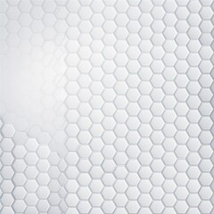 3D Futuristic honeycomb mosaic white background. Realistic geometric mesh cells texture. Abstract white vector wallpaper with hexagon grid