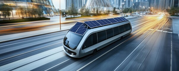 Solar-Powered Urban Transit Vehicle