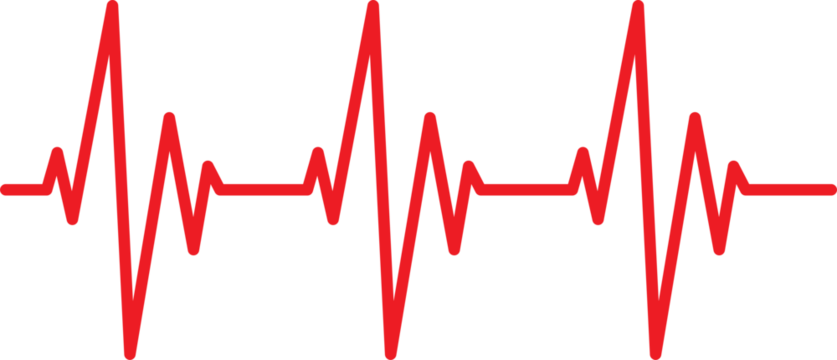 Heartbeat pulse line health medical concept for graphic design, logo, web site, social media, mobile app, ui illustration