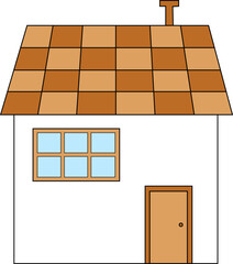 Illustrated images of various houses