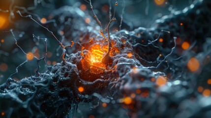 Abstract Representation of Neural Activity with Glowing Connections