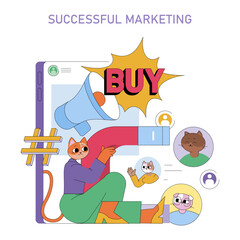 Business. Flat Vector Illustration