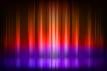 Abstract vibrant vivid studio background. 3d vector mockup