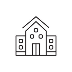 Campus icon isolated