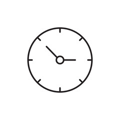 Time icon isolated