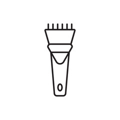 Trimmer icon isolated