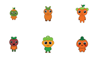 Obraz premium Cute camu camu cartoon vector