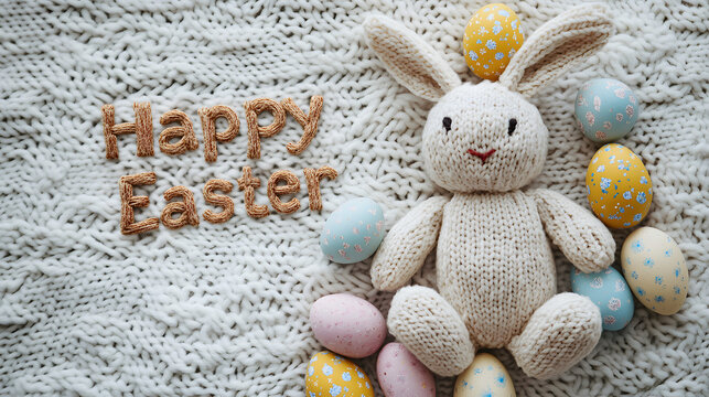 bunny, easter, rabbit, toy, holiday, animal, cute, stuffed, egg, celebration, eggs, soft, spring, hare, decoration, pink, isolated, fluffy, gift, object, plush, brown, ears, color