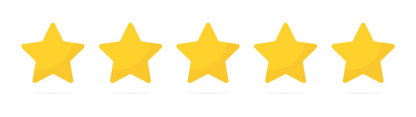  five stars customer product rating