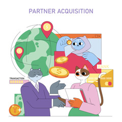 Business. Flat Vector Illustration