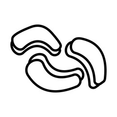 Cashew icon vector design symbol templates
