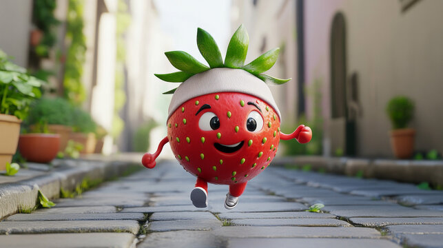  a Marathon with a Sweatband