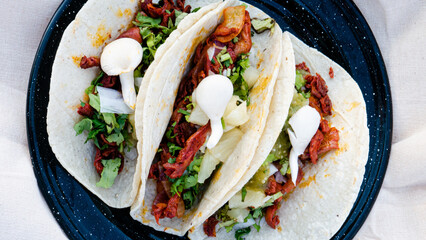 Tacos Hongos comestibles