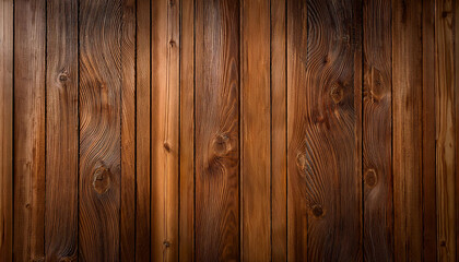 Obraz premium A wood paneled wall with a brown wood grain pattern