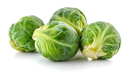 Obraz premium Brussel sprout isolated on white background full