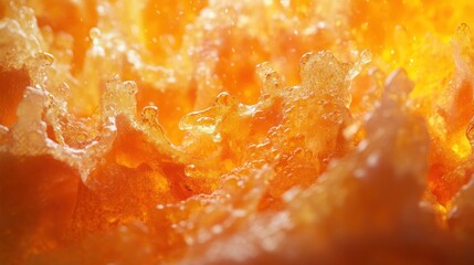 Orange Juice Splash Close-up.
