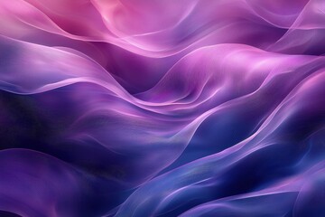 Obraz premium Abstract purple and pink digital waves with a smooth futuristic gradient