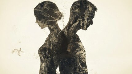 Emotional Separation - A Soulful Silhouette
