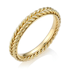 golden ring in a basket