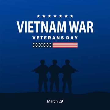 National Vietnam War Veterans Day design background