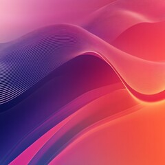 Abstract Flowing Waves Pattern in Vibrant Shades of Pink and Purple for Modern Design Applications