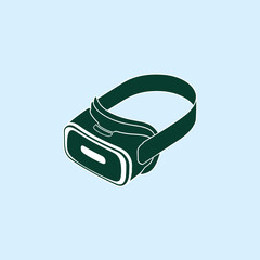 Futuristic VR Headset Representing Advanced Technology