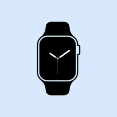 Sleek Wearable Smartwatch Showing the Current Time