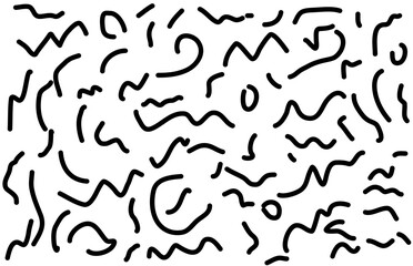 doodles abstract vector background