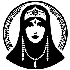 Silhouette of a shaman