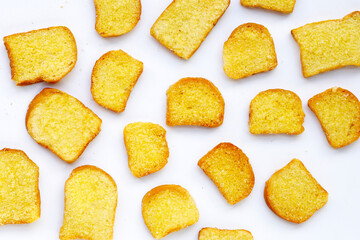 Crispy butter and sugar bread