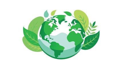 Obraz premium Green Earth, Sustainability, Ecology, Environmental Protection, Nature Conservation