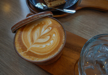 A delicious, rich, and flavorful hot latte.