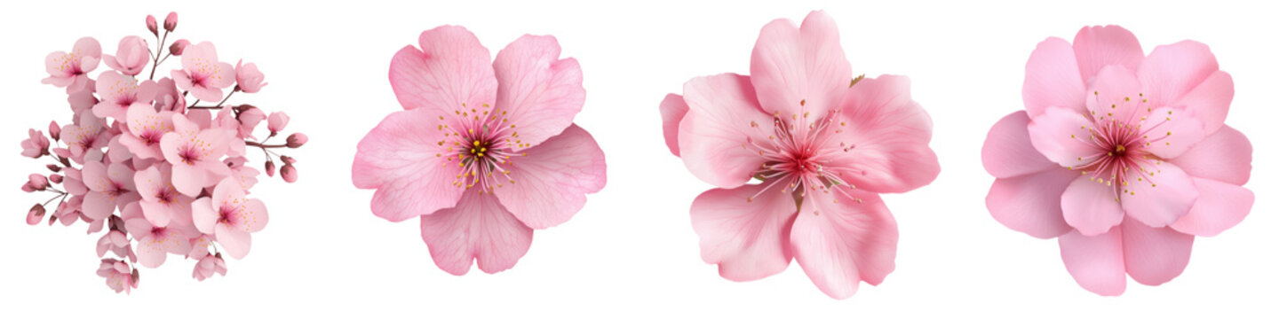 Stunning close up view of delicate pink flowers in full bloom showcasing the exquisite and captivating beauty of nature s floral creations  The soft