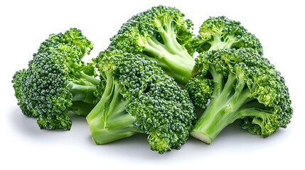 Broccoli on a White Background