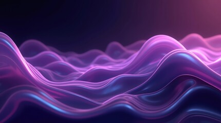 Surreal Wavy Fluid Shape in Dark Fantasy Style