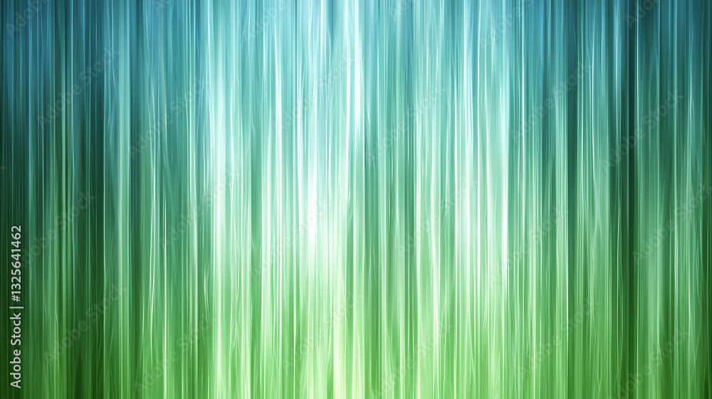Poster flowing green gradients nature abstract background calm environment vertical view serenity concept