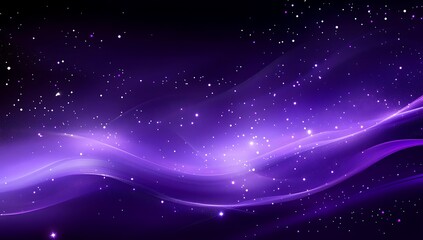 Abstract blue background with stars and a cosmic atmosphere.