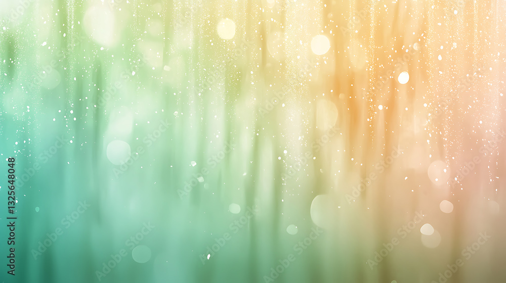 Aufkleber colorful abstract background with bokeh effects studio digital artwork soft lighting close-up visual