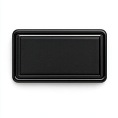 Fototapeta premium Black Textured Surface with Smooth Edges for Product Display