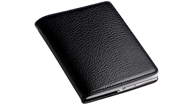 Navy Leather Passport Cover Isolated on White Background. PNG transparent.	
  
 - Powered by Adobe