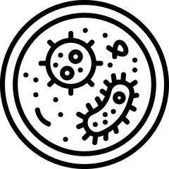 Biology Line Icon