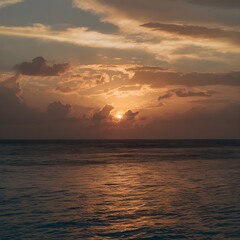 Naklejka premium Sunset