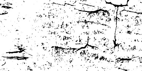 Grunge black and white crack paper texture design and texture of a concrete wall with cracks and scratches background .. Vintage abstract texture of old surface.. Grunge texture for make poster .	

