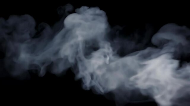 Thin wisps of smoke drifting gently, adding a subtle and mysterious touch.