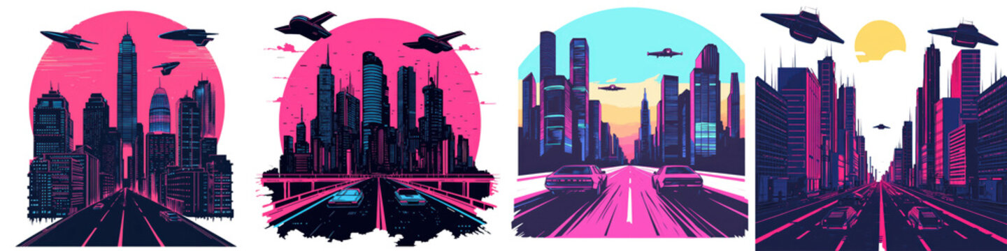 A stunning digital depicting a futuristic vibrant metropolis with towering skyscrapers advanced transportation infrastructure and a vibrant color palette that captures the essence of a thriving