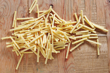 Salted potato sticks