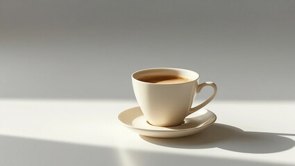 Fototapeta premium Minimalist Coffee Cup